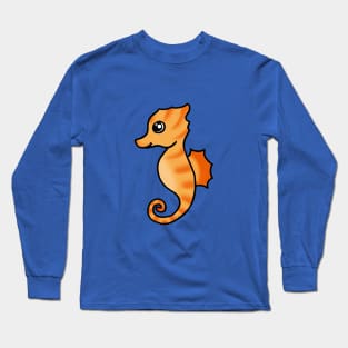 cute ocean seahorse Long Sleeve T-Shirt